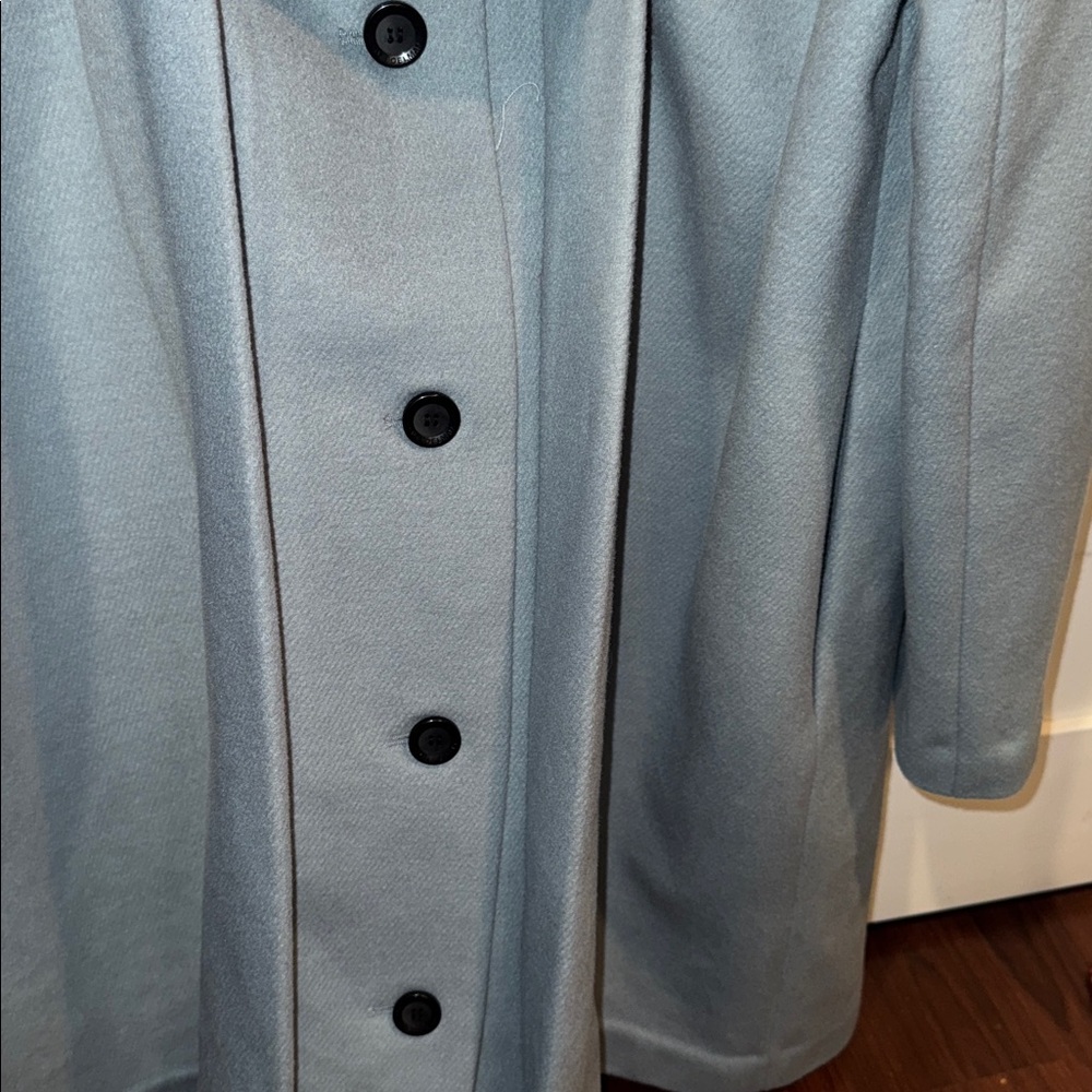 Sam Edelman Light Blue Coat size 10 - Picture 9 of 14